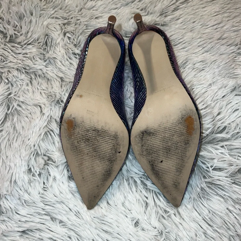 Steve Madden Chromorphous Snakeskin Heels - Picture 8 of 11